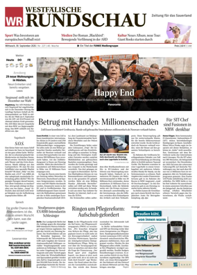 Cover of Westfalische Rundschau (Arnsberg)