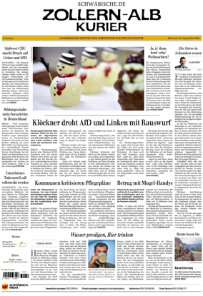 Cover of Zollern-Alb-Kurier (Balingen)
