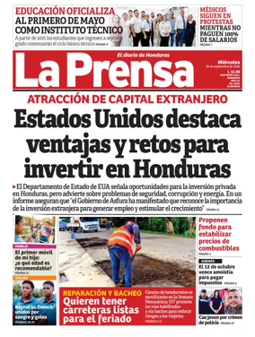 Cover of Diario La Prensa