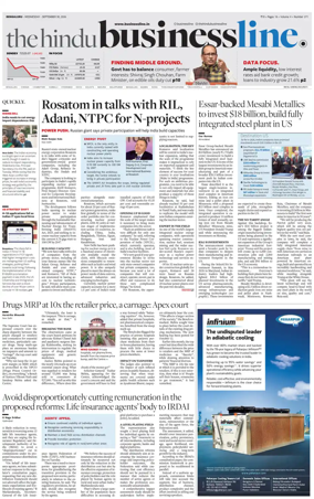 Cover of BusinessLine (Bangalore)