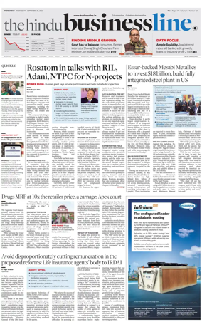 Cover of BusinessLine (Hyderabad)