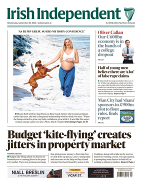 Cover of Irish Independent