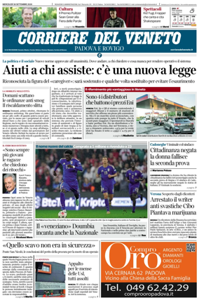 Cover of Corriere del Veneto (Padova e Rovigo)