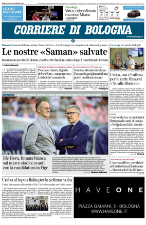 Cover of Corriere di Bologna