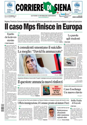 Cover of Corriere di Siena