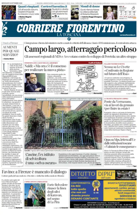 Cover of Corriere Fiorentino