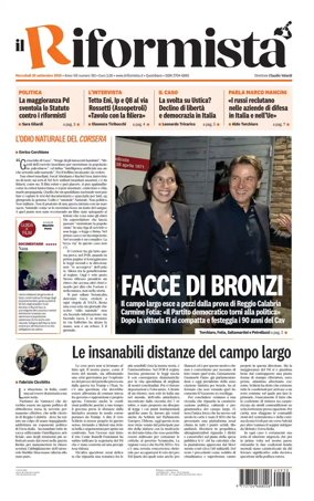 Cover of Il Riformista (Italy)