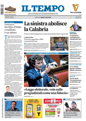 Cover of Il Tempo (Nazionale)