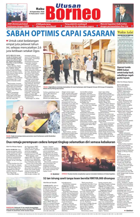 Cover of Utusan Borneo (Sabah)