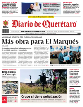 Cover of Diario de Queretaro