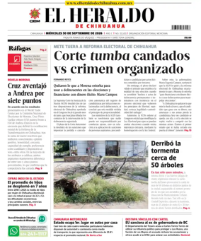 Cover of El Heraldo de Chihuahua