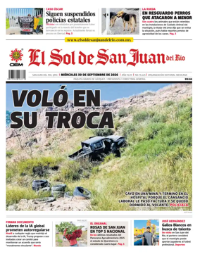 Cover of El Sol de San Juan del Rio