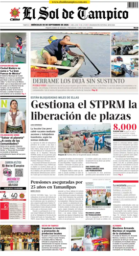 Cover of El Sol de Tampico