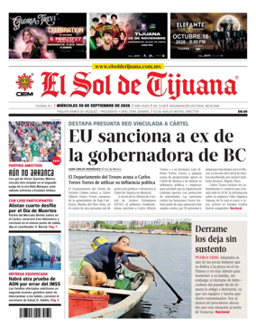 Cover of El Sol de Tijuana