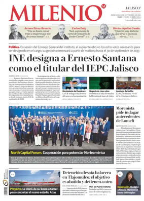 Cover of Milenio Jalisco