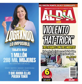 Cover of Periodico Al Dia (Leon)