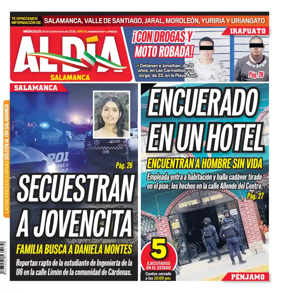 Cover of Periodico Al Dia (Salamanca)