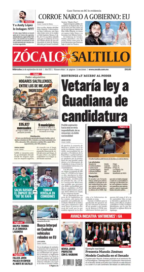 Cover of Zocalo Saltillo