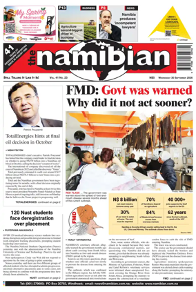 Cover of The Namibian