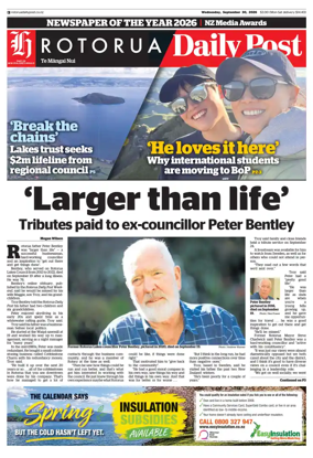 Cover of Rotorua Daily Post