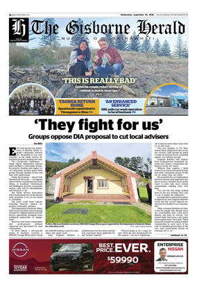 Cover of The Gisborne Herald