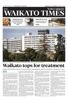 Cover of Waikato Times