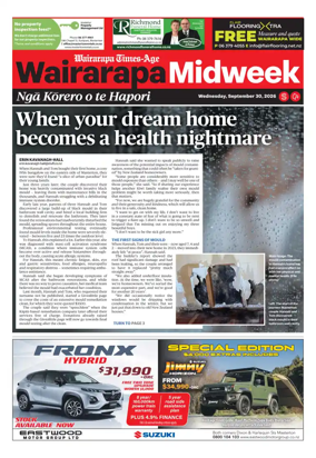 Cover of Wairarapa Times-Age Midweek
