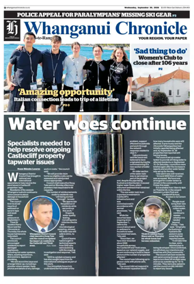 Cover of Whanganui Chronicle