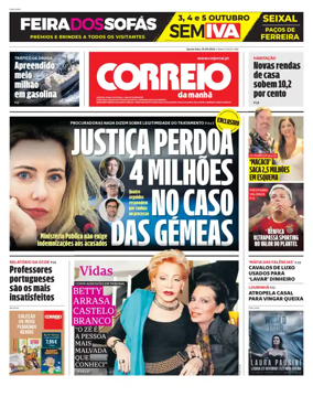 Cover of Correio da Manha