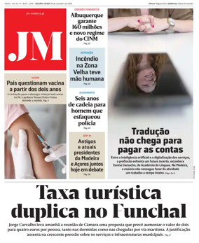 Cover of Jornal Madeira