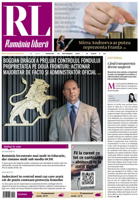 Cover of Romania Libera