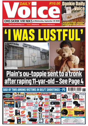Cover of Daily Voice (South Africa)