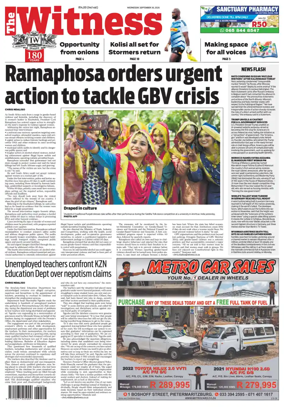 Cover of The Witness (South Africa)