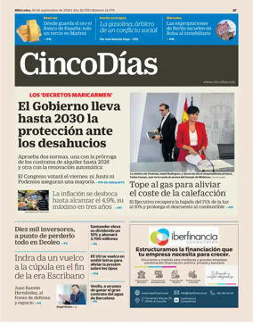 Cover of Cinco Dias