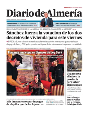 Cover of Diario de Almeria