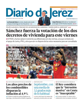 Cover of Diario de Jerez