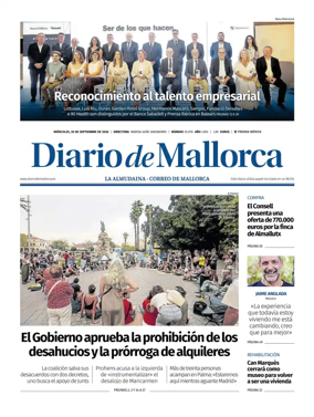 Cover of Diario de Mallorca