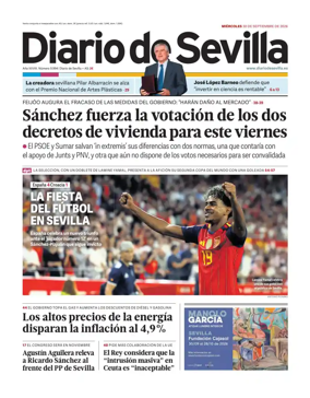 Cover of Diario de Sevilla
