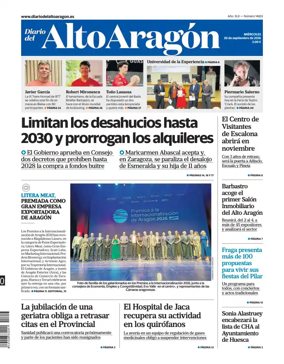 Cover of Diario del Alto Aragon