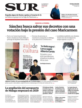 Cover of Diario Sur_Ultima