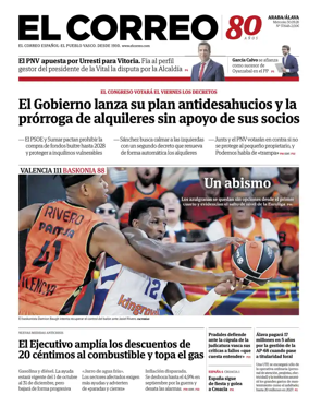 Cover of EL Correo (Alava)