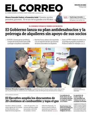 Cover of El Correo (Miranda de Ebro)