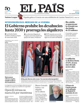 Cover of EL PAIS Catalunya