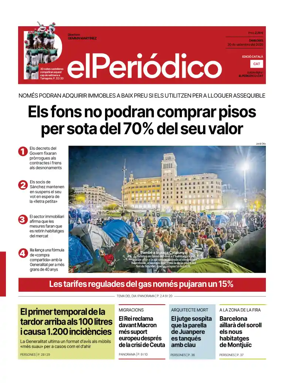 Cover of El Periodico - Catala