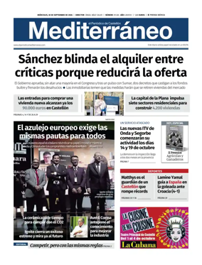 Cover of El Periodico Mediterraneo