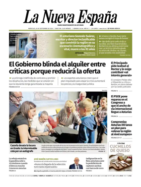 Cover of La Nueva Espana (Occidente)