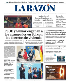 Cover of La Razon (Levante)