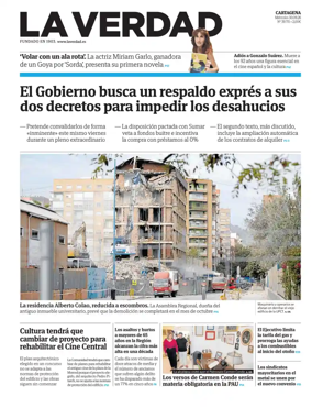 Cover of La Verdad_Cartagena