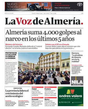 Cover of La Voz de Almeria