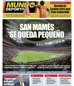 Cover of Mundo Deportivo (Bizkaia-Araba)